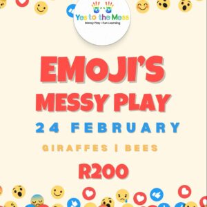 Emojis Messy Play- 24 Feb 2026 - Giraffes, Bees