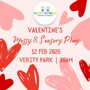 Valentines  Messy & Sensory Play 12 February 2026