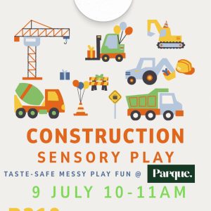 Construction Sensory Play @Parque
